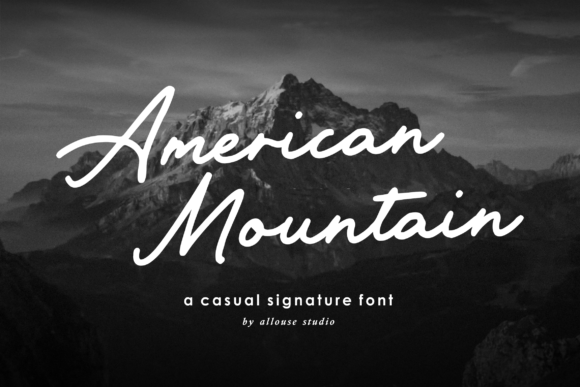 American Mountain Font: A Casual Signature Staple