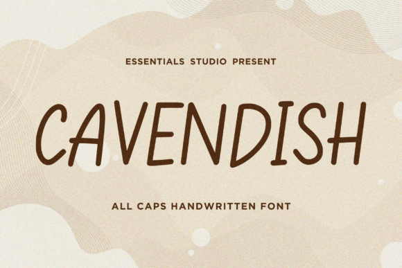 Cavendish — A Charming Handwritten Font for Creative Projects