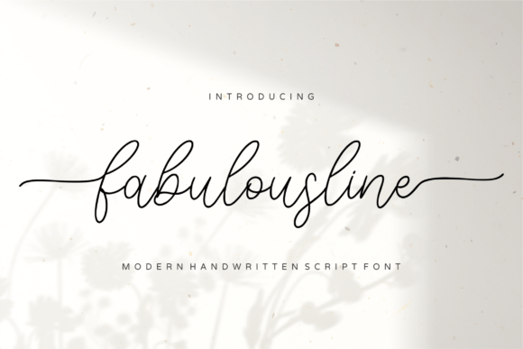 Fabulousline: The Handwritten Font That Elevates Every Design