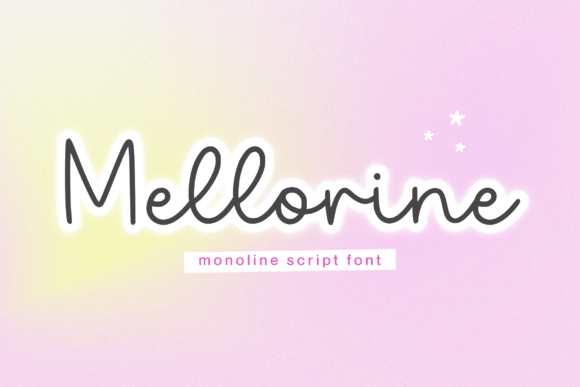 Mellorine – A Modern Script Font Worth Your Attention