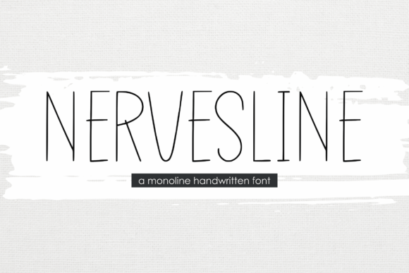 Nervesline Font – Your New Creative Secret Weapon
