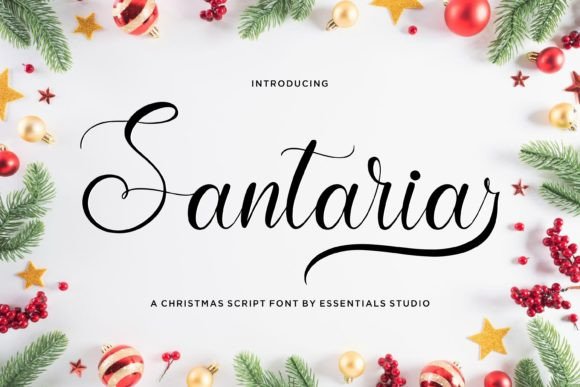 Santaria: The Handwritten Script Font Worth Knowing