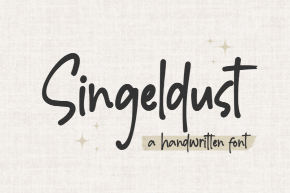 Singeldust – A Versatile Font for Every Creative Project