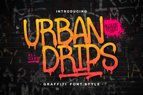 Urbandrips: The Graffiti Display Font That Commands Attention